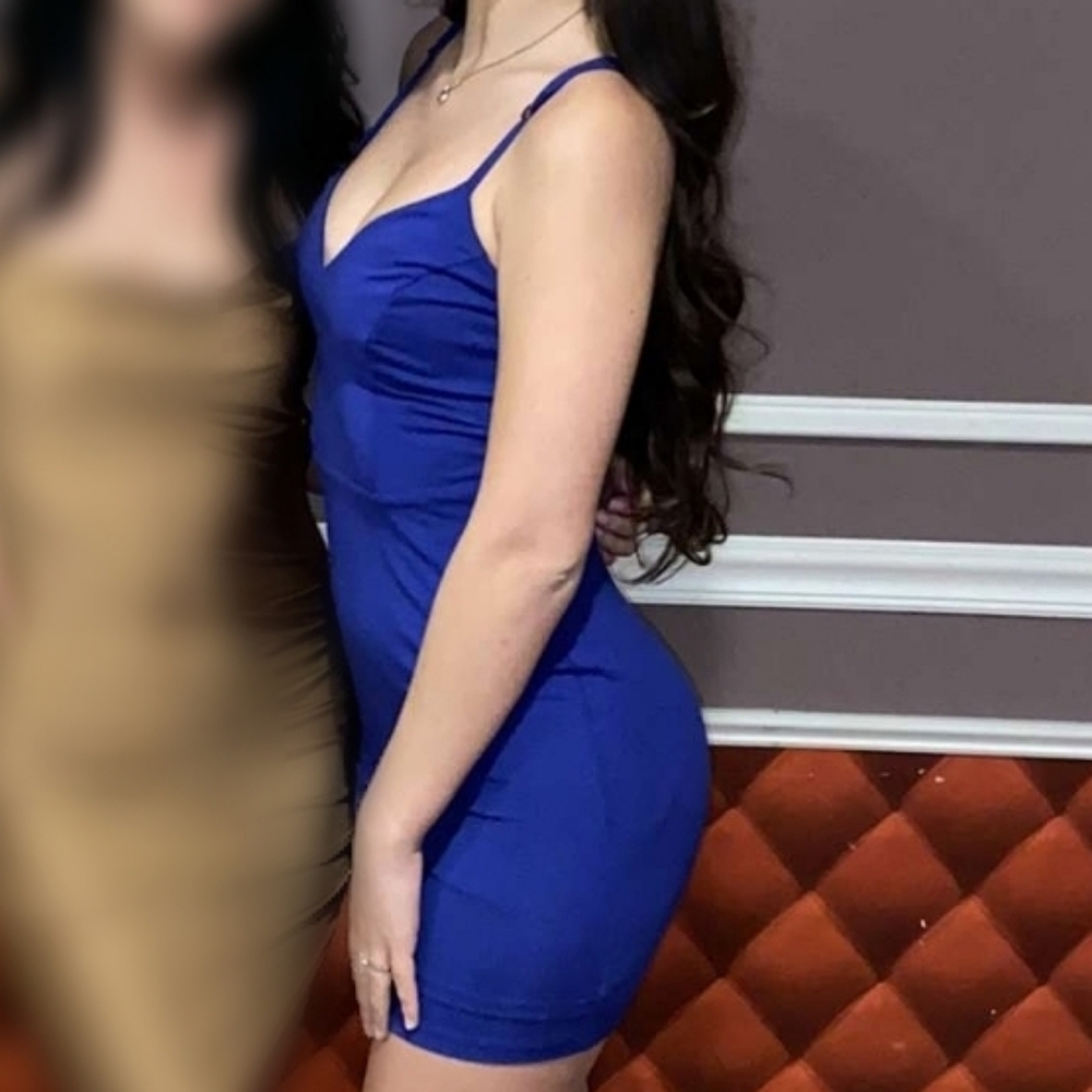 Guess open-back bodycon mini dress
